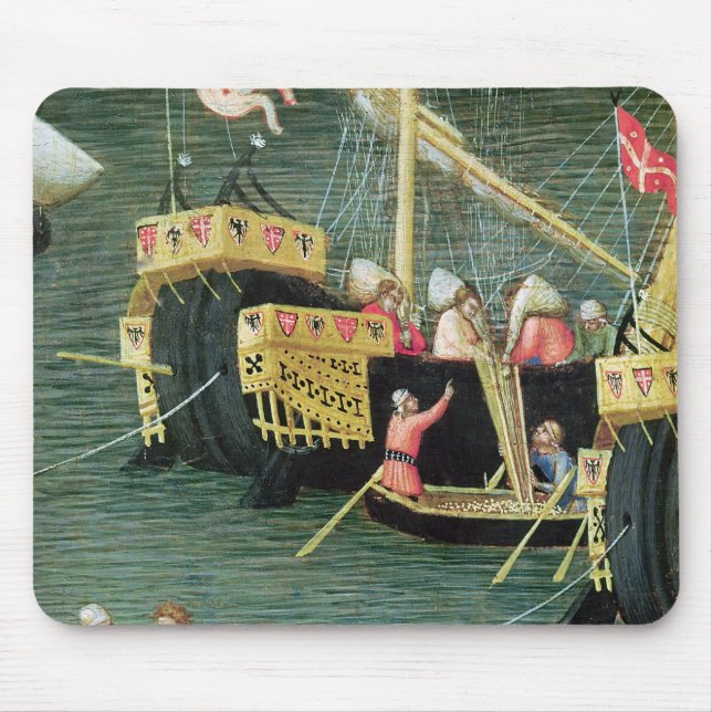 St. Nicholas Saves Mira from Famine Mouse Mat (Front)