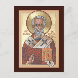 St. Nicholas the Wonderworker Prayer Card