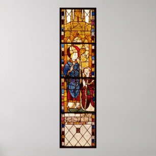 St. Nicholas with a donor Poster