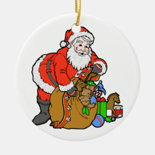 St. Nick Ceramic Tree Decoration
