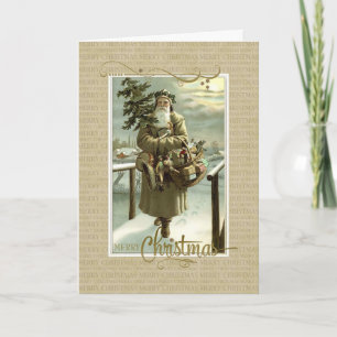 St Nick Christmas Vintage Reproduction Card