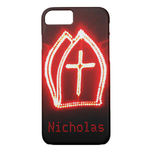 St. Nick Dutch Sinterklaas Mitre St. Nicholas Hat iPhone 8/7 Case