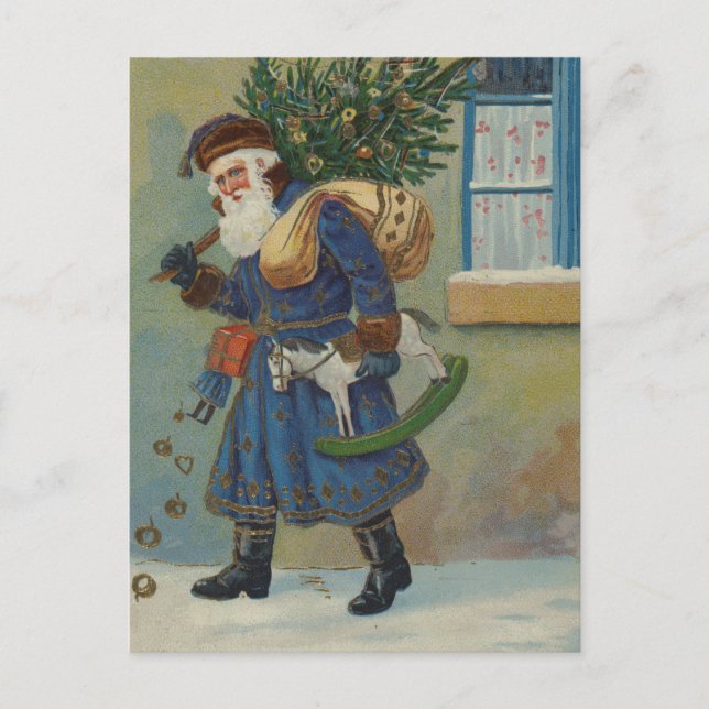 St. Nick | Vintage Holiday Postcard (Front)