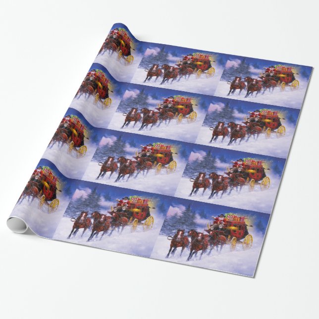 St. Nicks Express Wrapping Paper (Unrolled)