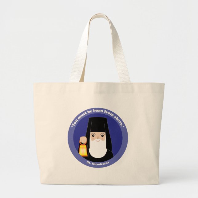 St. Nicodemus Large Tote Bag (Front)