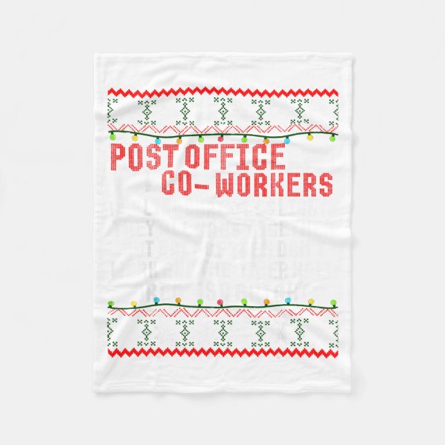 St Office Co Workers Are Like Christmas Lights The Fleece Blanket (Front)
