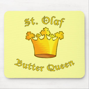 St. Olaf Butter Queen Products Mouse Mat