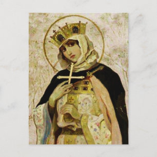 “St Olga” by Mikhail Nesterov Postcard