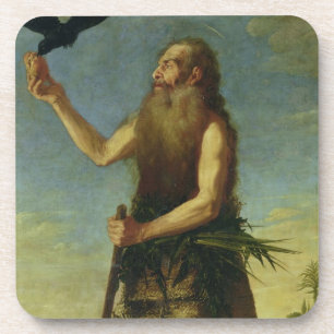 St. Onuphrius (oil on canvas) Coaster