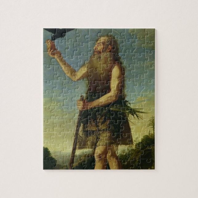 St. Onuphrius (oil on canvas) Jigsaw Puzzle (Vertical)