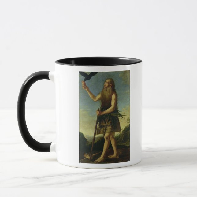 St. Onuphrius (oil on canvas) Mug (Left)