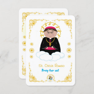 St. Oscar Romero Holy Card