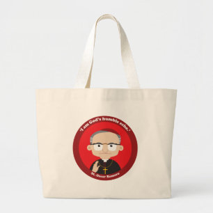 St. Oscar Romero Large Tote Bag