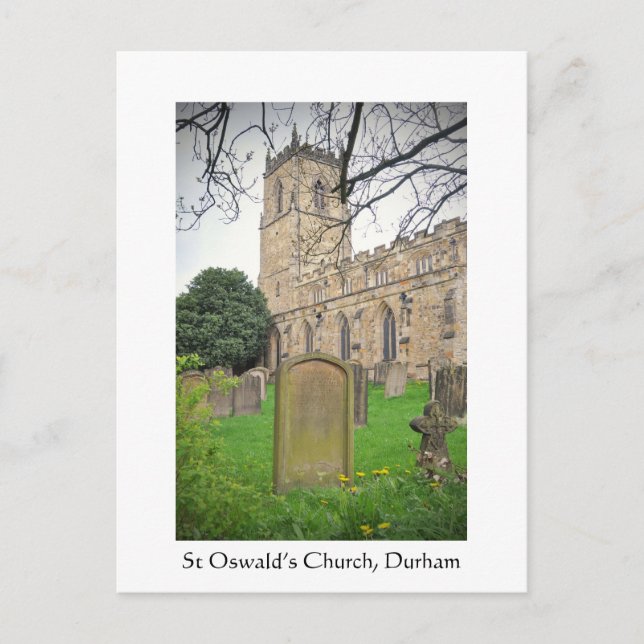 St Oswald’s Church, Durham Postcard (Front)
