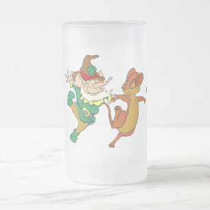 St. Paddy’s Odd Couple Frosted Glass Beer Mug