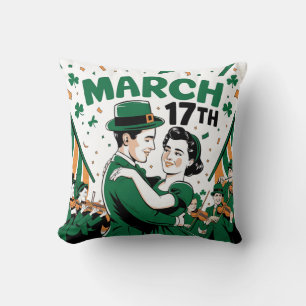St. Paddy's Day dacing folklore Cushion