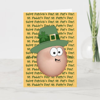 St. Paddy's Day Egg, Saint Patrick's Day! Card