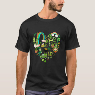 St Paddy's Day Four Leaf C Luck Simple Colourful 1 T-Shirt