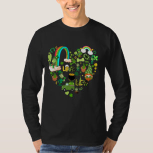 St Paddy's Day Four Leaf C Luck Simple Colourful 1 T-Shirt