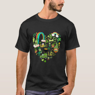 St Paddy's Day Four Leaf C Luck Simple Colourful 1 T-Shirt