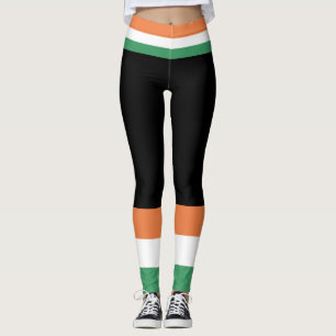 St Paddy's Day. Ireland Flag. Leggings