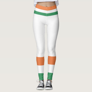 St Paddy's Day. Ireland Flag. Leggings