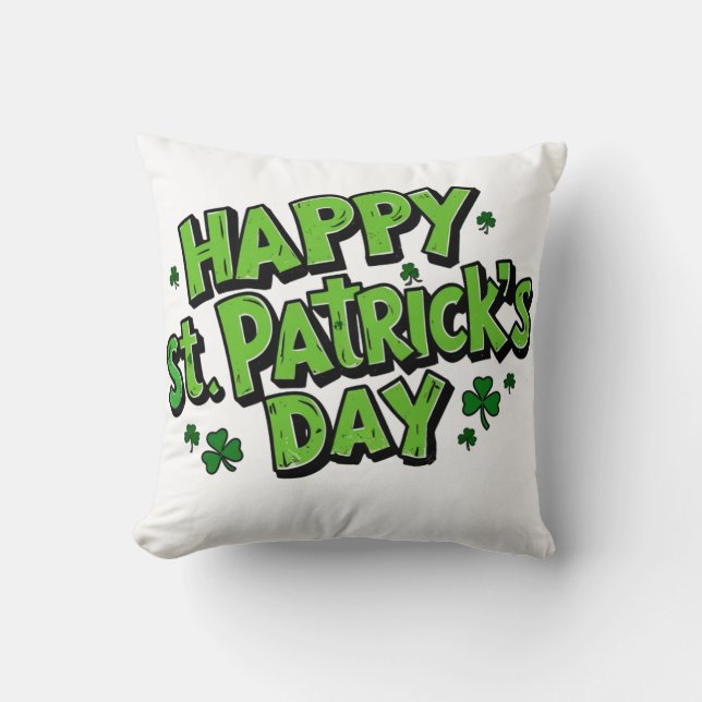 St. Paddy's Day, Patrick´s day  Cushion (Front)
