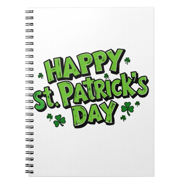St. Paddy's Day, Patrick´s day  Notebook (Front)