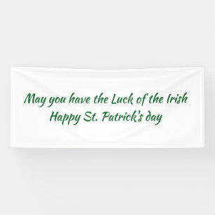 St paddys day sign