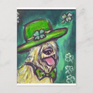 st paddys day sir wheaten postcard