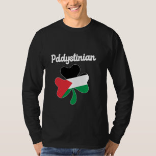 St Paddy's Paddystinian Irish Palestinian Solidari T-Shirt
