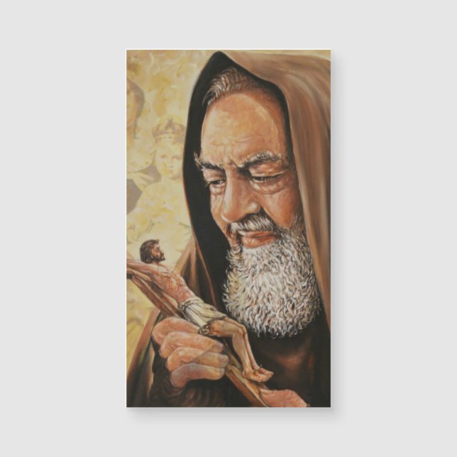 St. Padre Pio Magnetic Cards (25 per pack) (Front)
