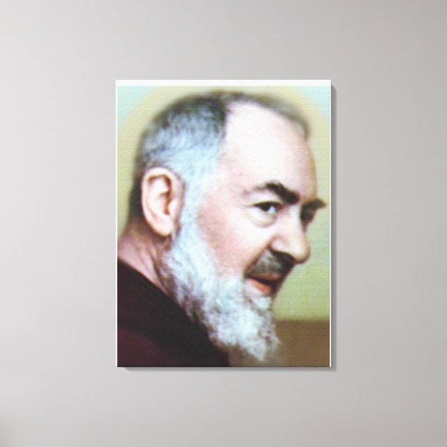 ST PADRE PIO OF PIETRELCINA CANVAS PRINT (Front)