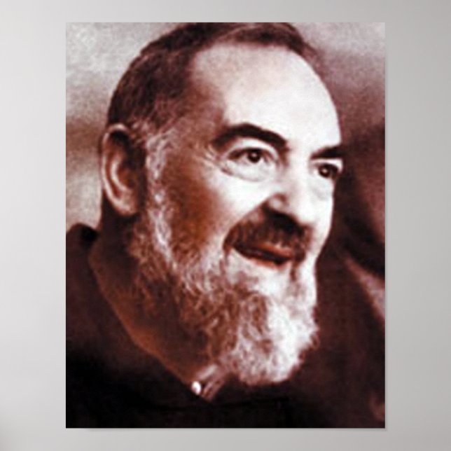 St Padre Pio of Pietrelcina, Poster (Front)