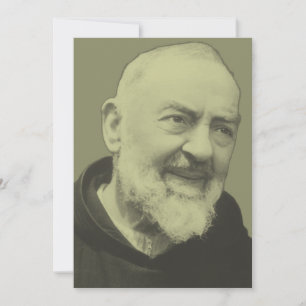 St. Padre Pio of Pietrelcina The Seraphic Priest Holiday Card