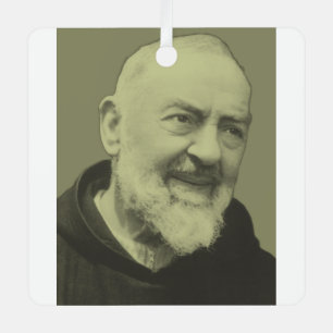 St. Padre Pio of Pietrelcina The Seraphic Priest Metal Tree Decoration