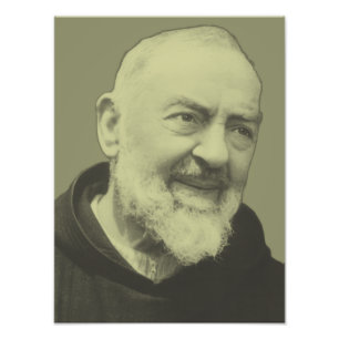 St. Padre Pio of Pietrelcina The Seraphic Priest Photo Print