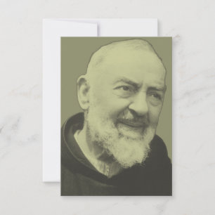 St. Padre Pio of Pietrelcina The Seraphic Priest Thank You Card