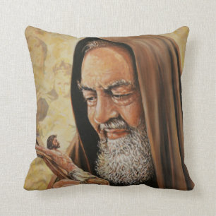 St. Padre Pio Pillow -WONDERFUL GIFT!