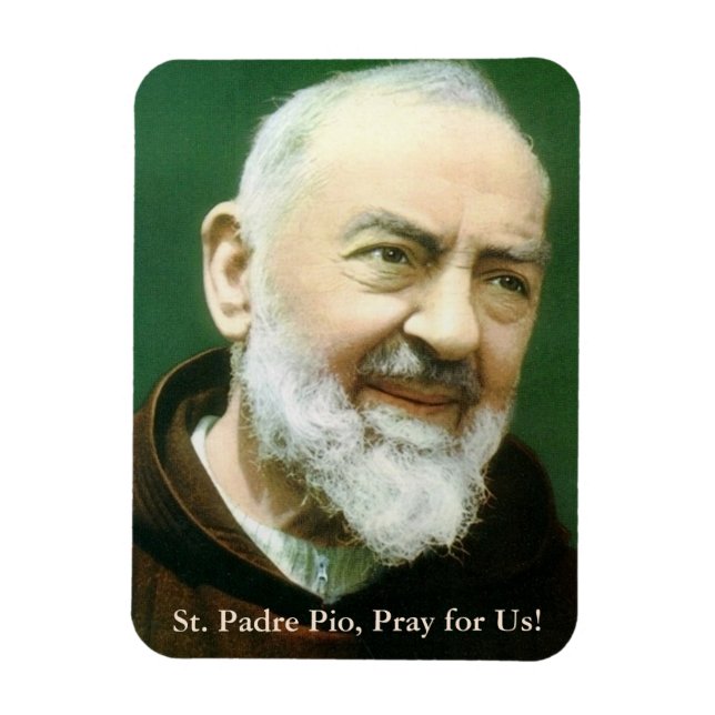 St. Padre Pio Prayer Card Magnet (Vertical)