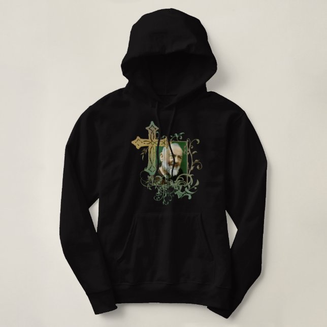 St Padre Pio Prayer Cross Catholics Holy Saints Vi Hoodie (Design Front)