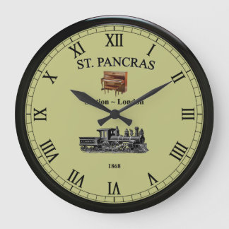 St. Pancras Station~London England~Upright Piano~ Large Clock