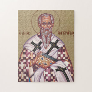 St. Pankratios of Taormina Orthodox Christian Icon Jigsaw Puzzle
