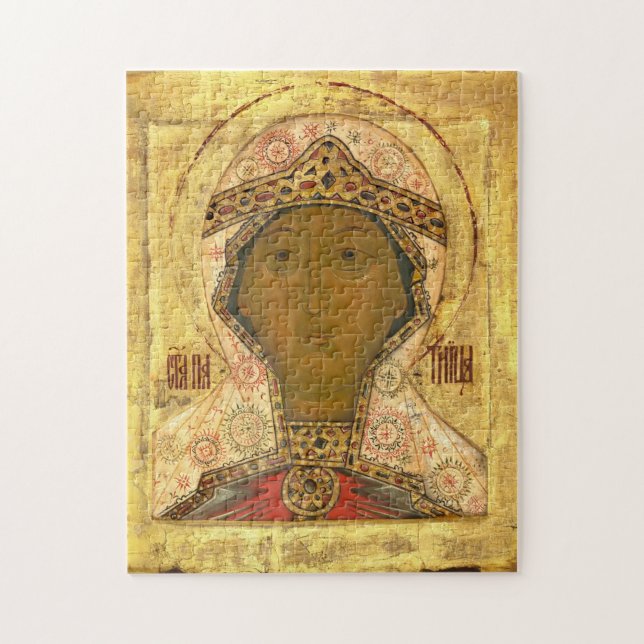 St. Paraskeva Orthodox Christian Icon Jigsaw Puzzle (Vertical)