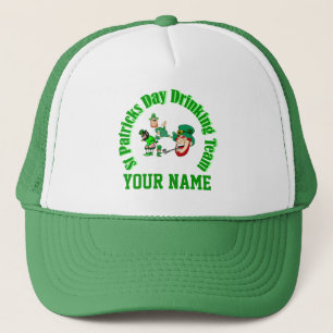 St Patrck's day drinking team Trucker Hat