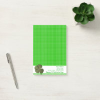 St Patrick 4 Leaf Clover Get Lucky Corporate NP