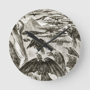 St. Patrick and the demon birds, from 'The Trias T Round Clock