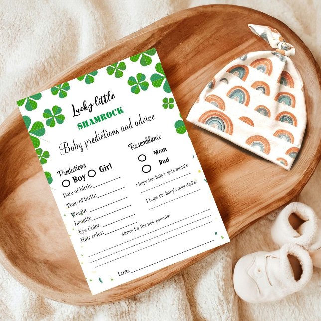 St Patrick baby shower game baby prediction  (Creator Uploaded)