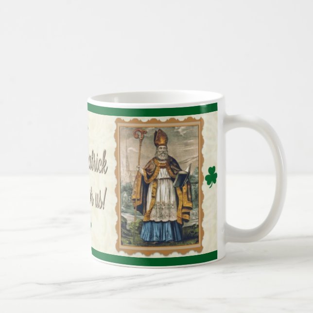 St. Patrick, Bishop of Ireland Coffee Mug (Right)