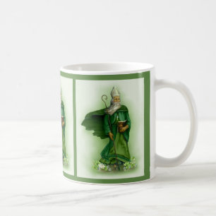 St. Patrick Catholic Bishop Ireland Irish Shamrock Coffee Mug
